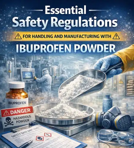 Essential Safety Regulations for Handling and Manufacturing with Ibuprofen Powder